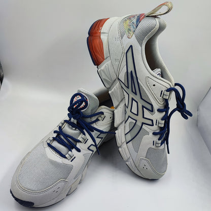 Asics Gel Quantum 180 Gris / Azul  / Naranja No 27