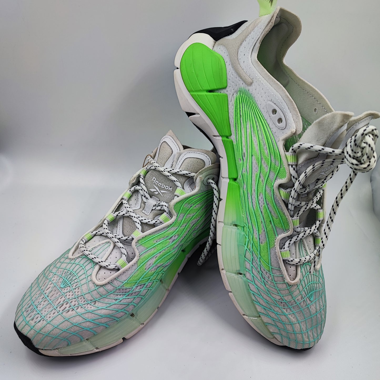 Reebok Zig Kinetica II Running Verde / Beige No 26.5