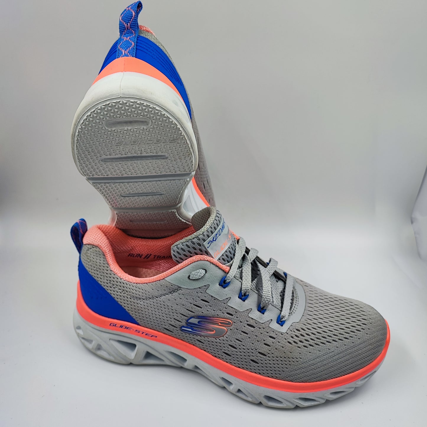 Skechers Training Running Glide Step Gris / Rosa No 23