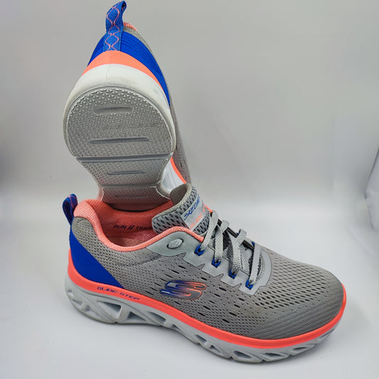 Skechers Training Running Glide Step Gris / Rosa No 23