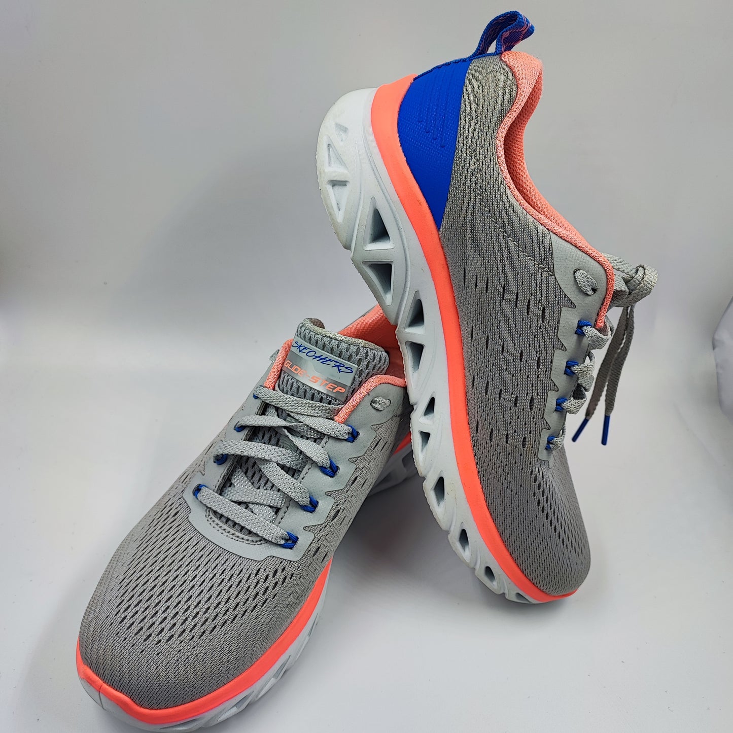 Skechers Training Running Glide Step Gris / Rosa No 23