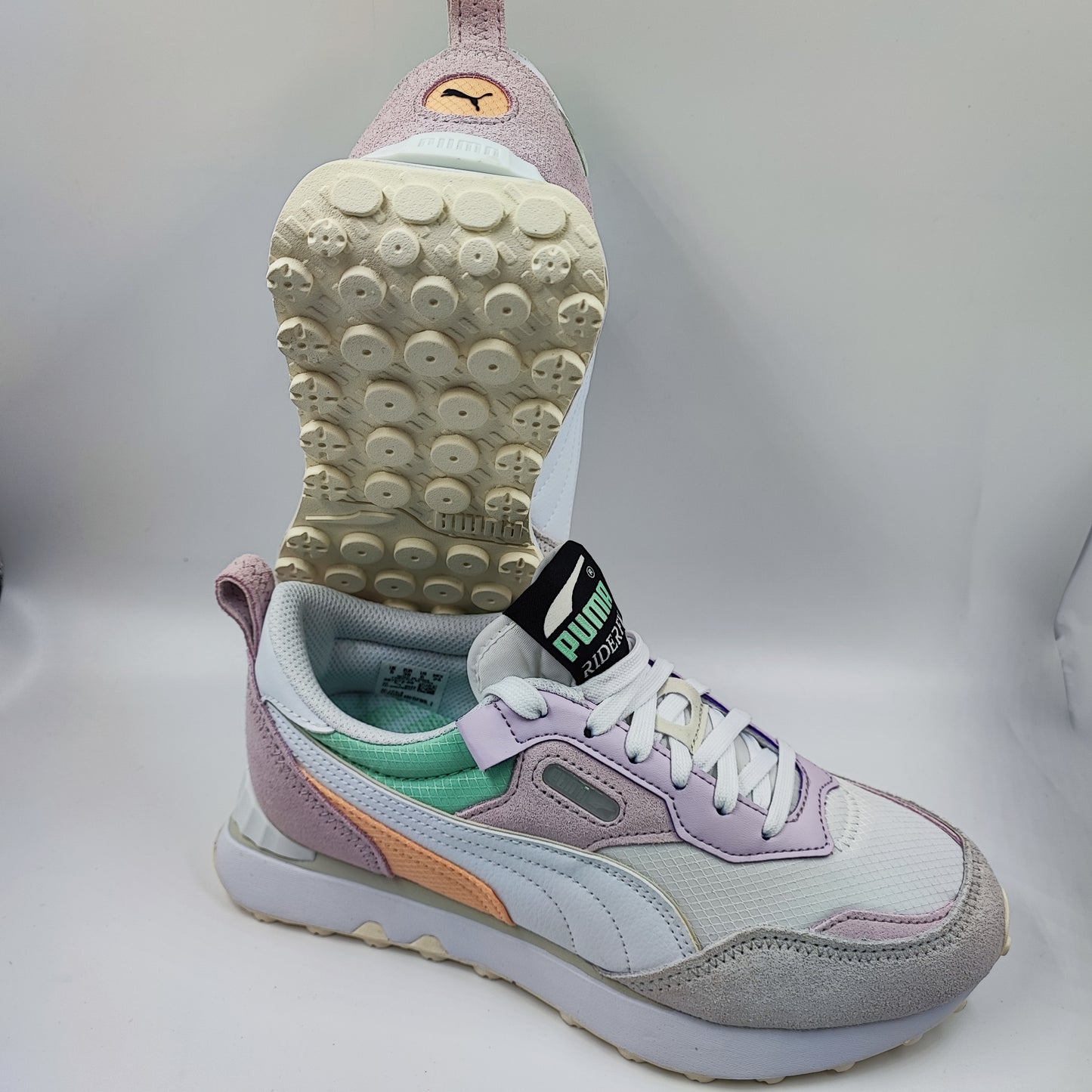 Puma Rider Future Past Casual Running Sport Rosa / Gris / Blanco No 24