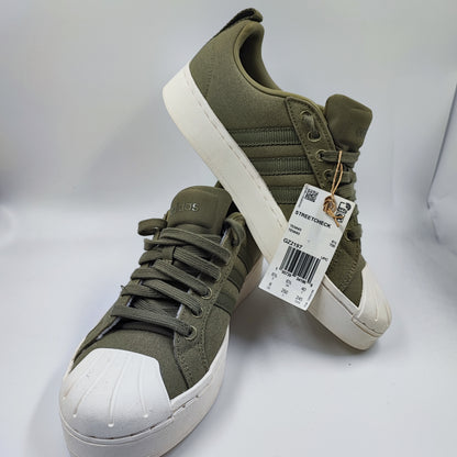 Adidas Streetcheck Casual Lona Verde / Blanco No 25