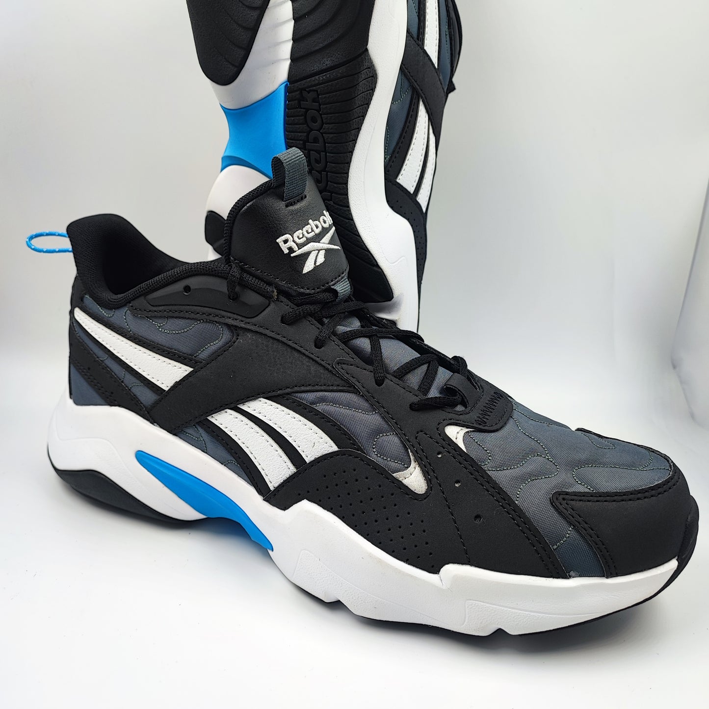 Reebok Casual Sport Gris / Negro / Azul No 29