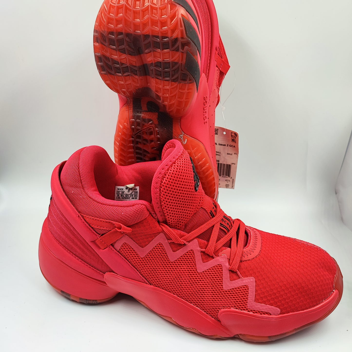 Adidas D.O.N Basketball Crayola Edicion Rojo No 27
