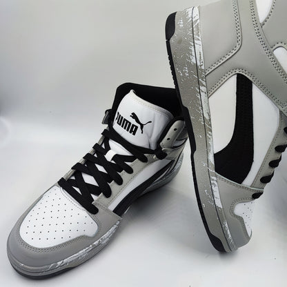 Puma Bota Casual Retro Basketball Gris / Negro No 26