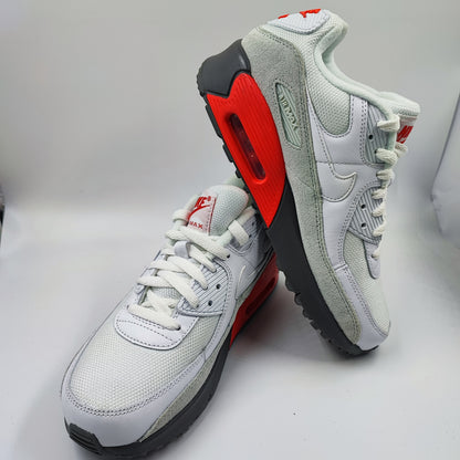Nike Air Max 90 Casual Running / Training Gris / Rojo / Blanco No 23.5