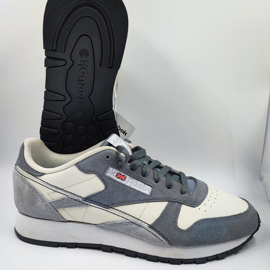 Reebok Classic Casual Running Suede Gris Blanco Crema No 29