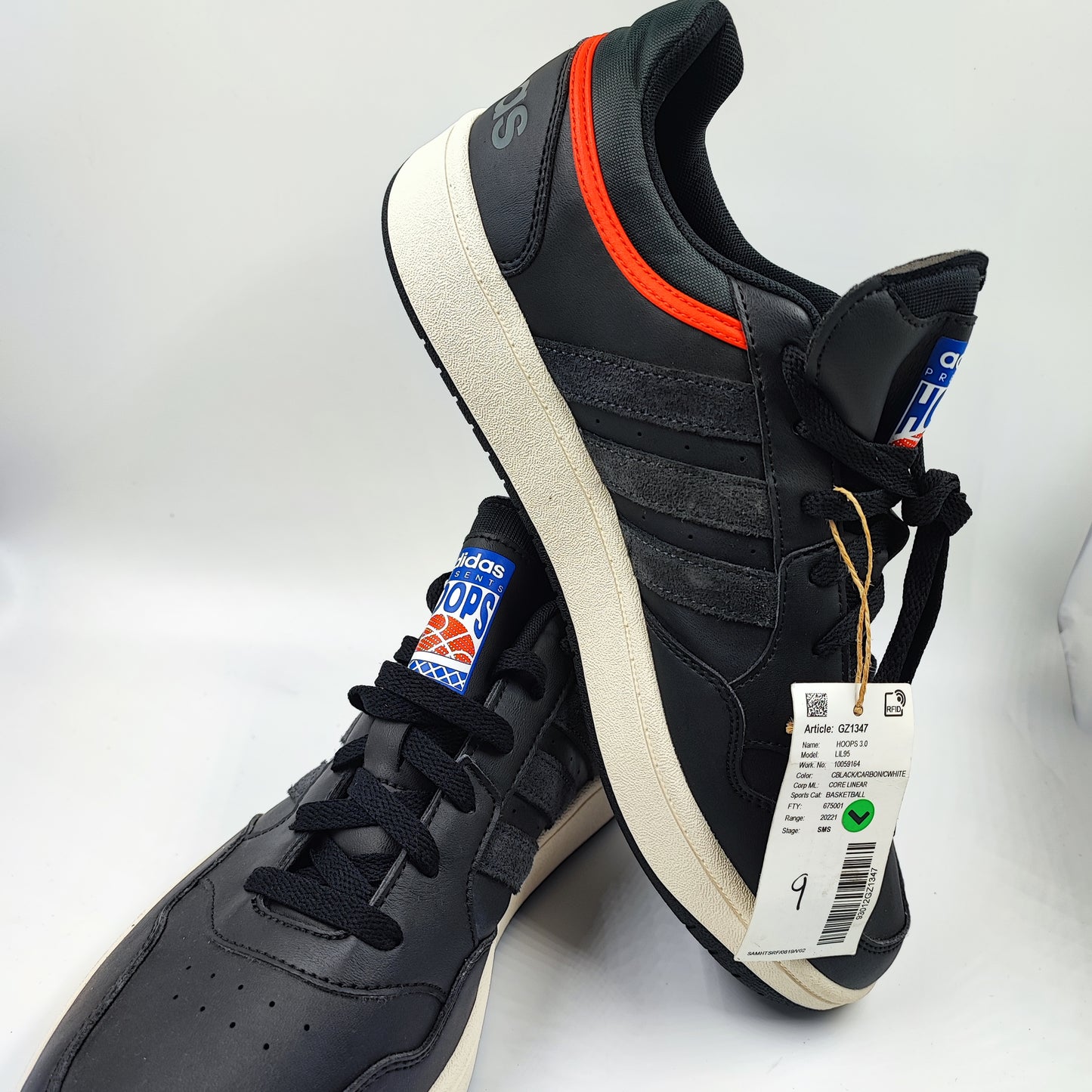 Adidas Casual Basketball Hoops 3.0 Negro No 27