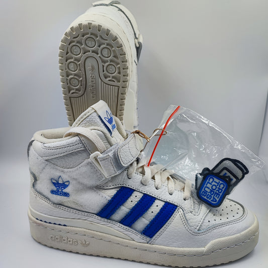 Adidas Forum Mid Piel Casual Blanco / Azul No 23.5