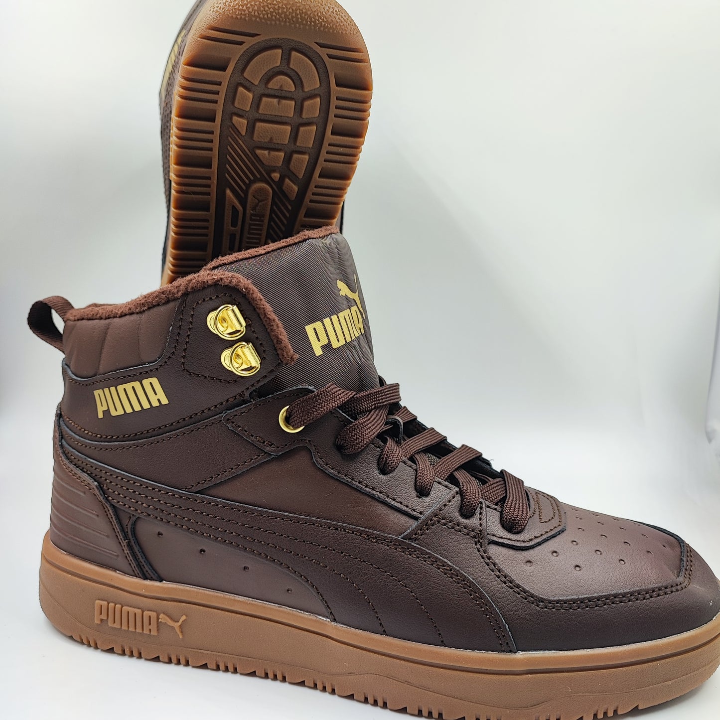 Puma Bota Casual Cafe / acolchado No 27