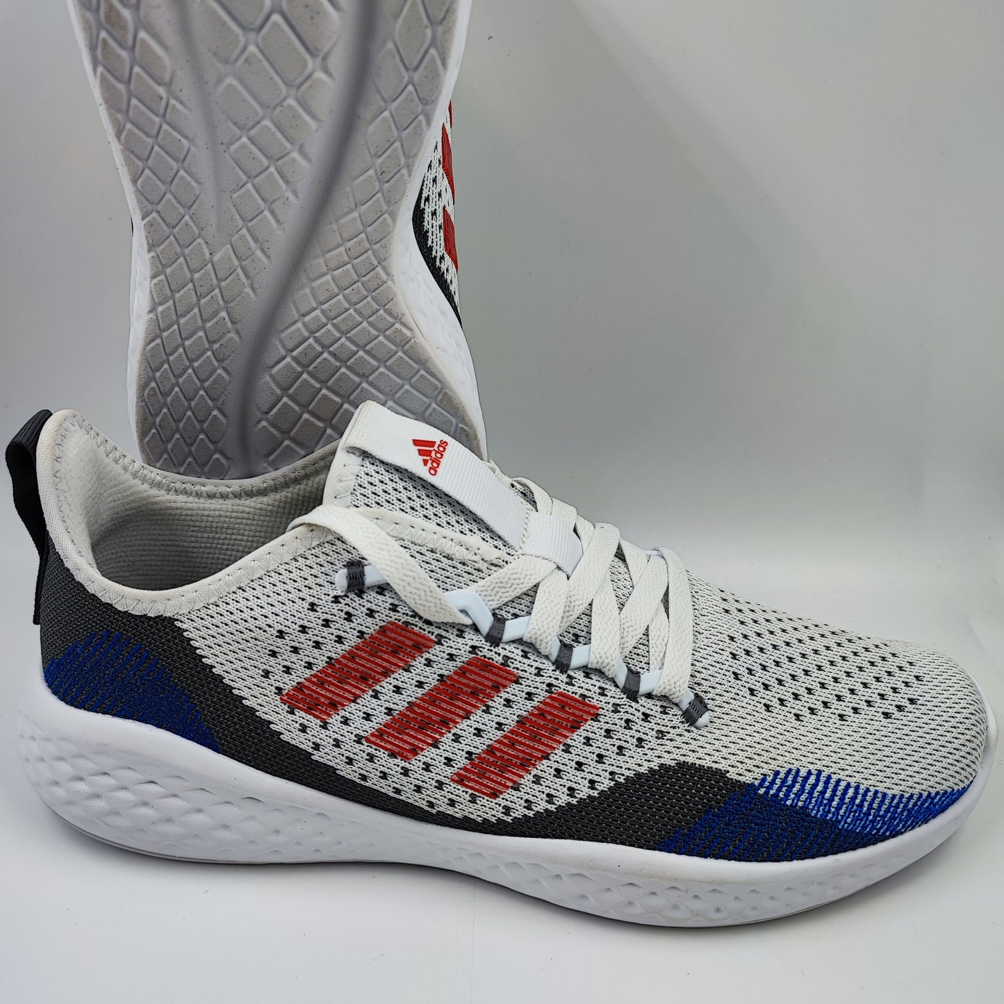 Adidas Comfort Casual Sport Gris / Blanco / Azul No 27