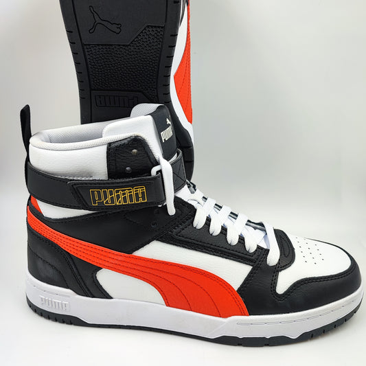 Puma Basketball Retro Bota Broche  Casual Negro / Rojo No 27