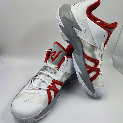 Jordan Basketball Blanco / Rojo / Gris No 27.5