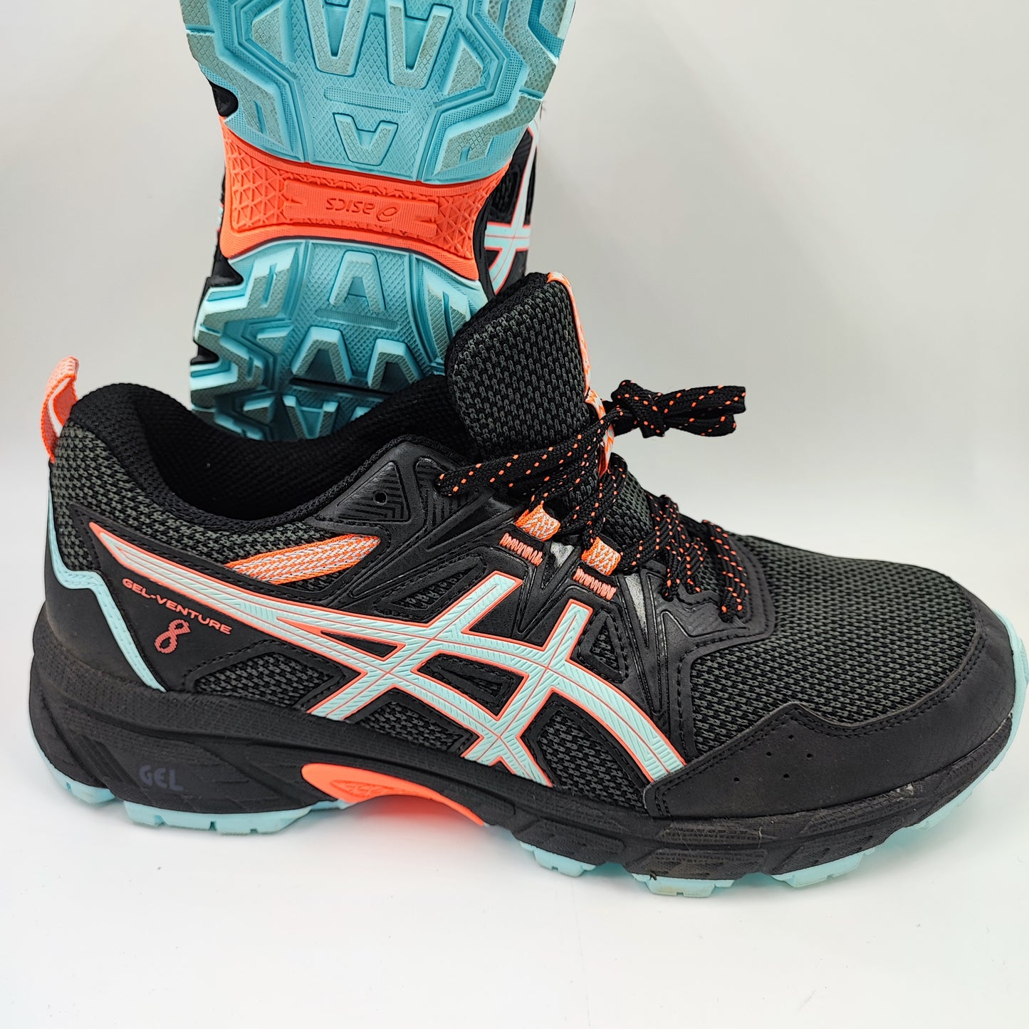 Asics Gel Venture Running Trail -8 Negro No 25.5