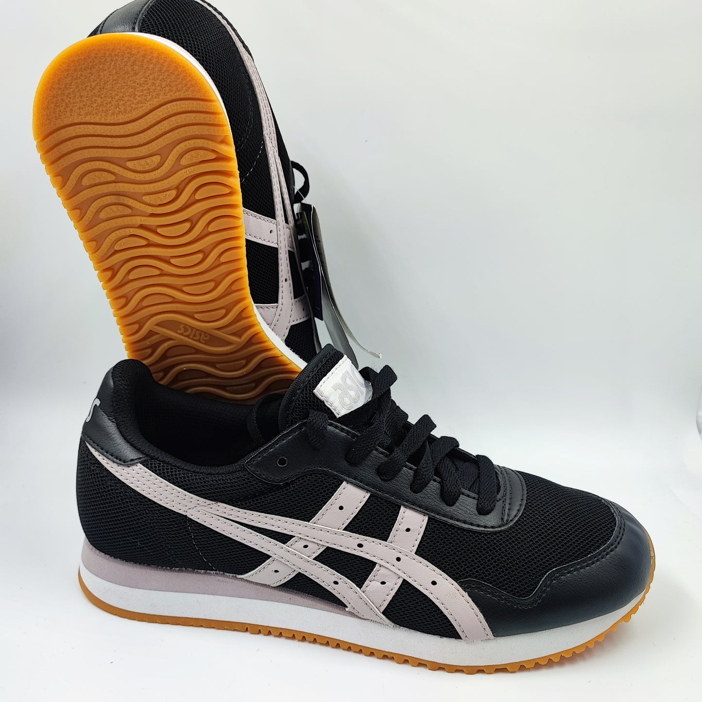 Asics Running Casual Clasico Negro / Gris No 25.5