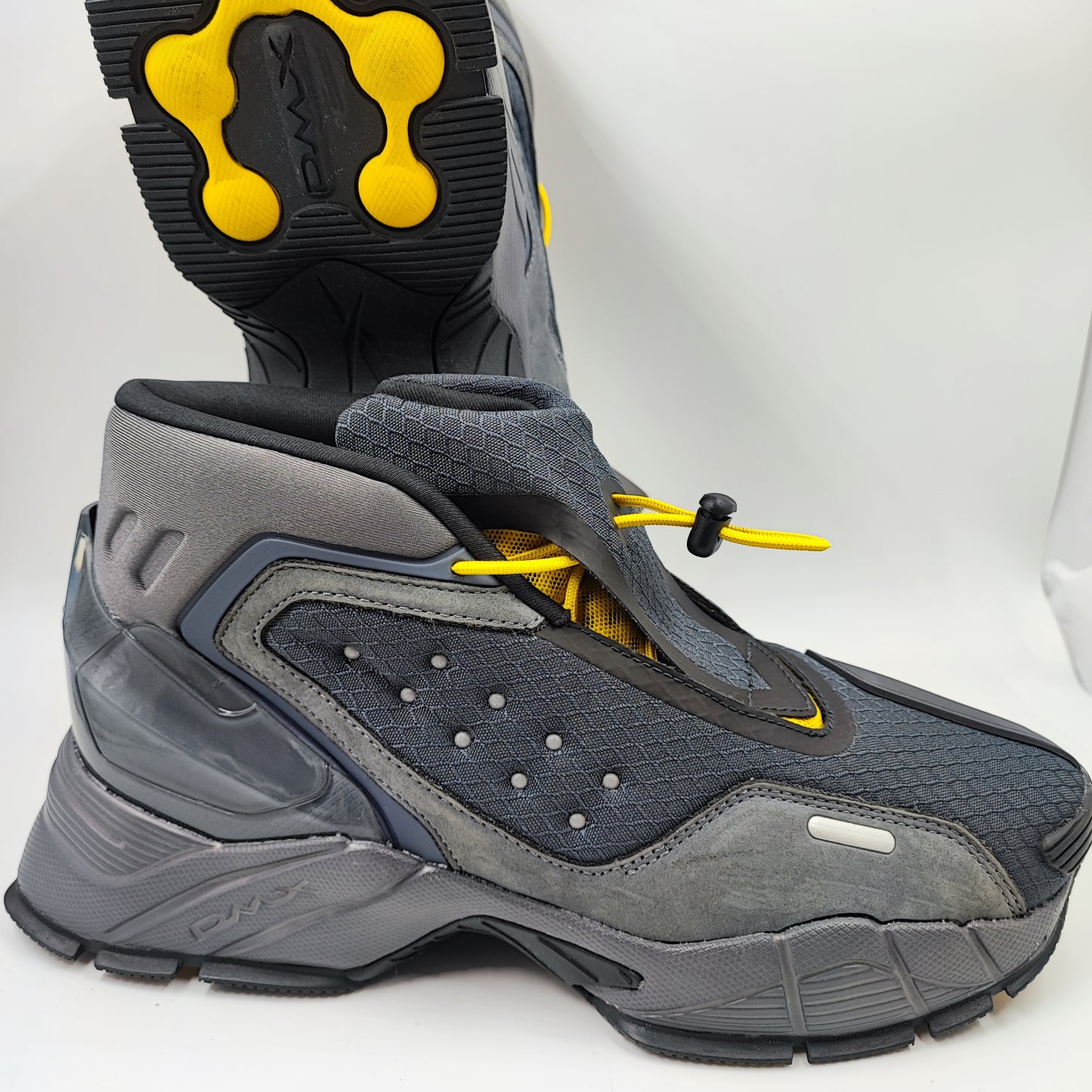 Reebok Ecto Boot  Bota Casual Trail Gris / Amarillo No 25.5