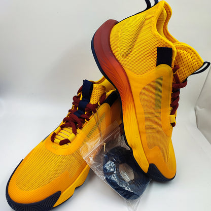 Adidas Basketball High Adizero Amarillo / Azul No 26