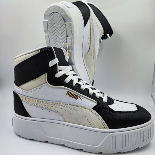 Puma Mayze Bota Alta Plataforma Negro / Blanco No 25