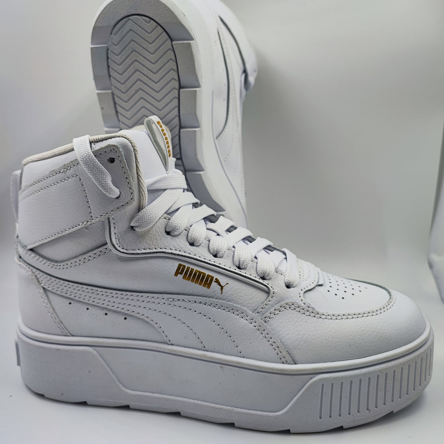 Puma Mayze Bota Alta Plataforma Blanco No 25