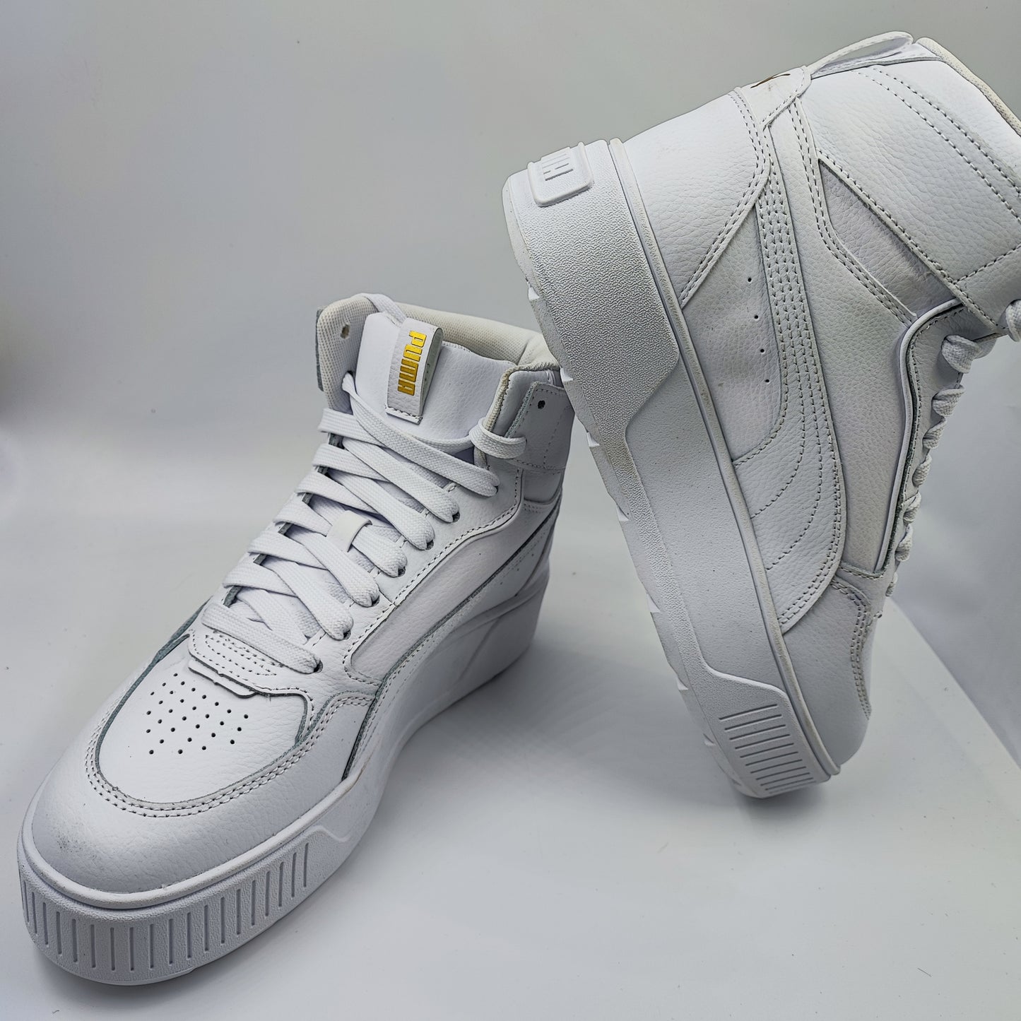 Puma Mayze Bota Alta Plataforma Blanco No 25