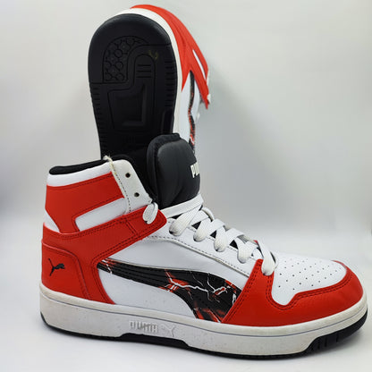 Puma Bota Basketball Retro Rojo / Blanco No 24