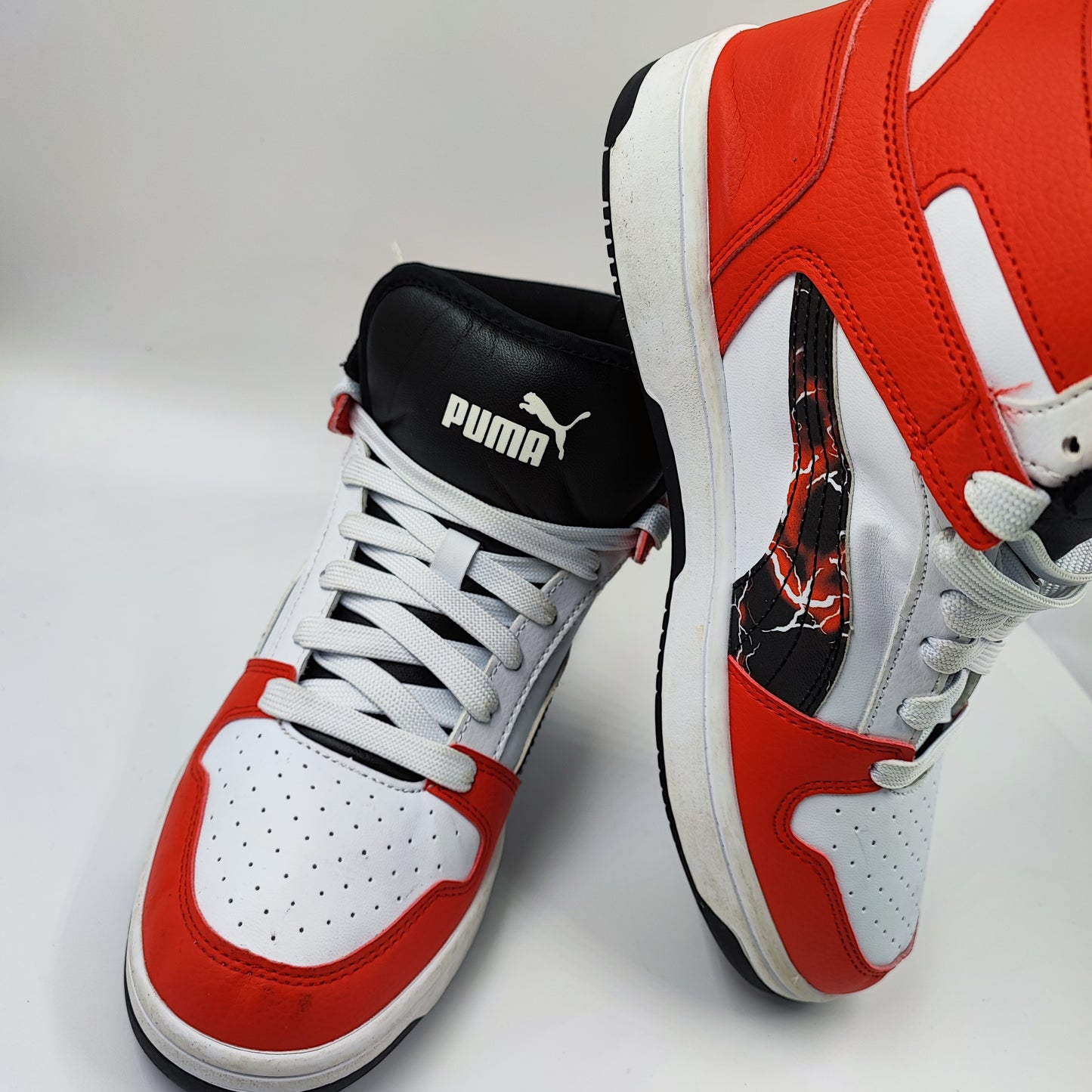 Puma Bota Basketball Retro Rojo / Blanco No 24