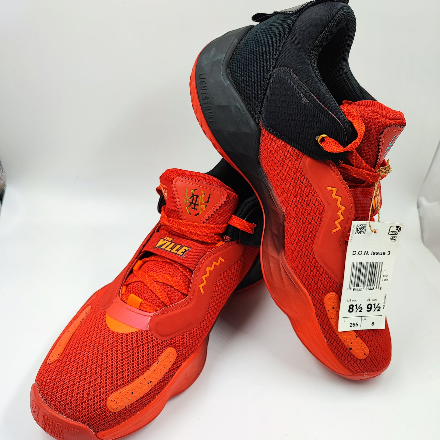 Adidas Basketball D.O.N Issue 3 Rojo / Negro No 26.5