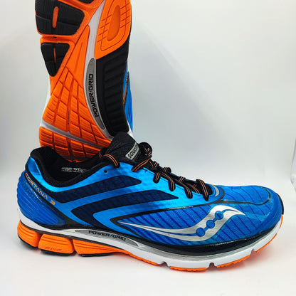 Saucony Cortana 3 Pro Running Azul / Naranja No 27.5
