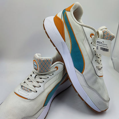 Puma Runtamed Plus Retro Running Casual Beige / Verde No 27