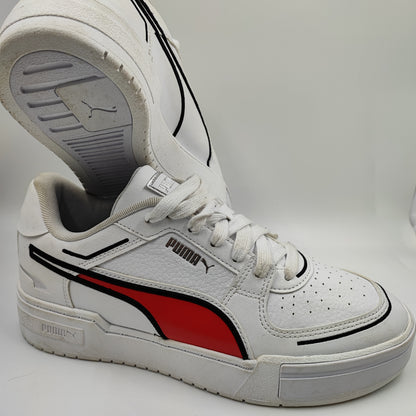 Puma Casual Piel Blanco / Rojo No 26.5