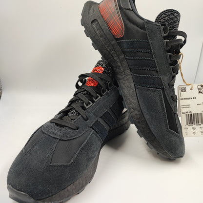 Adidas Retropy  Streifen Casual Running Negro / Cuadros Rojo No 29
