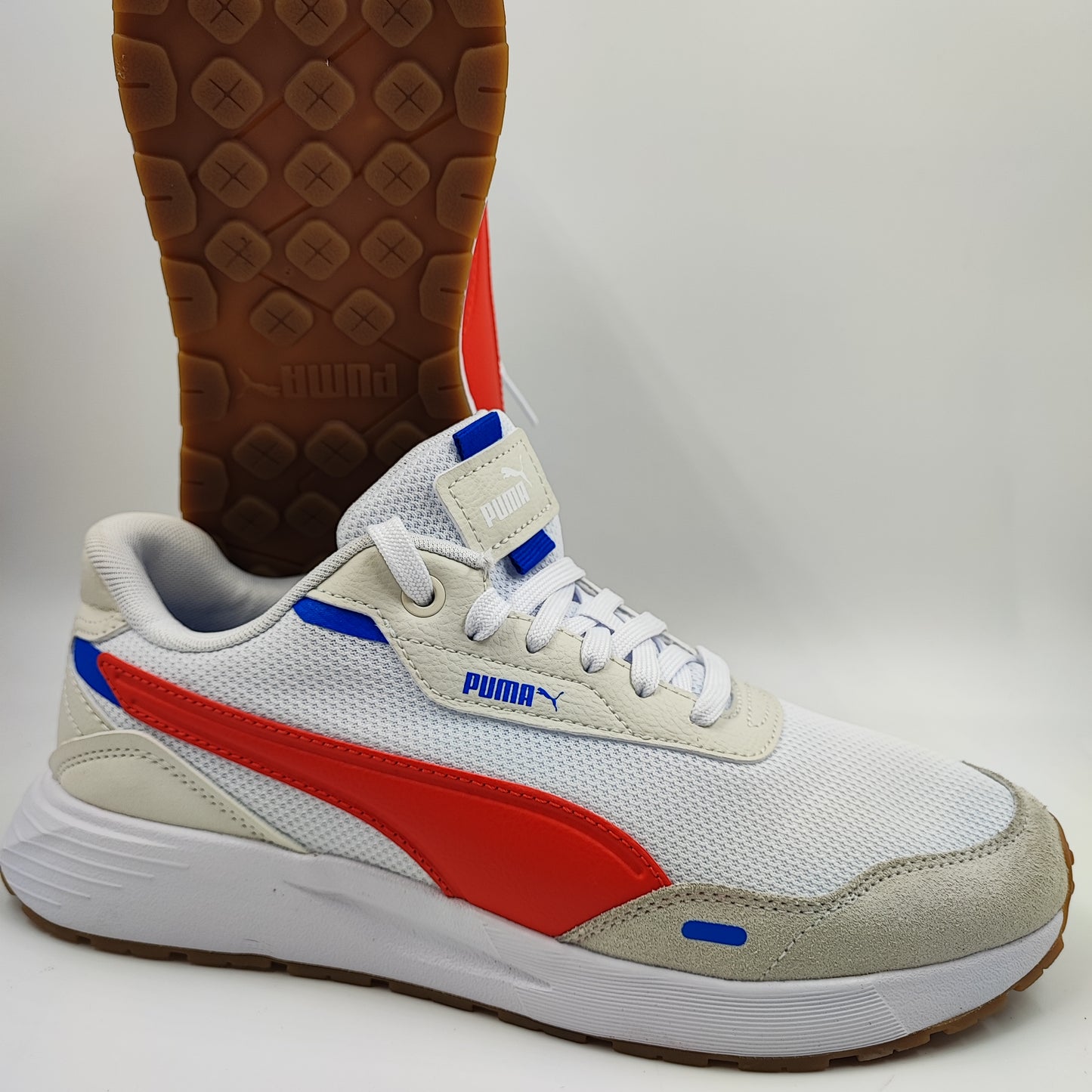 Puma Casual Running Rojo / Beige / Azul No 25