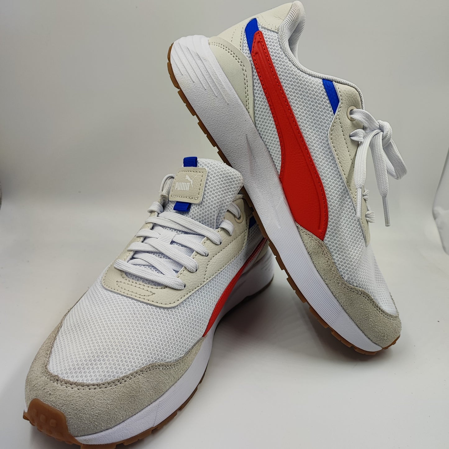 Puma Casual Running Rojo / Beige / Azul No 25