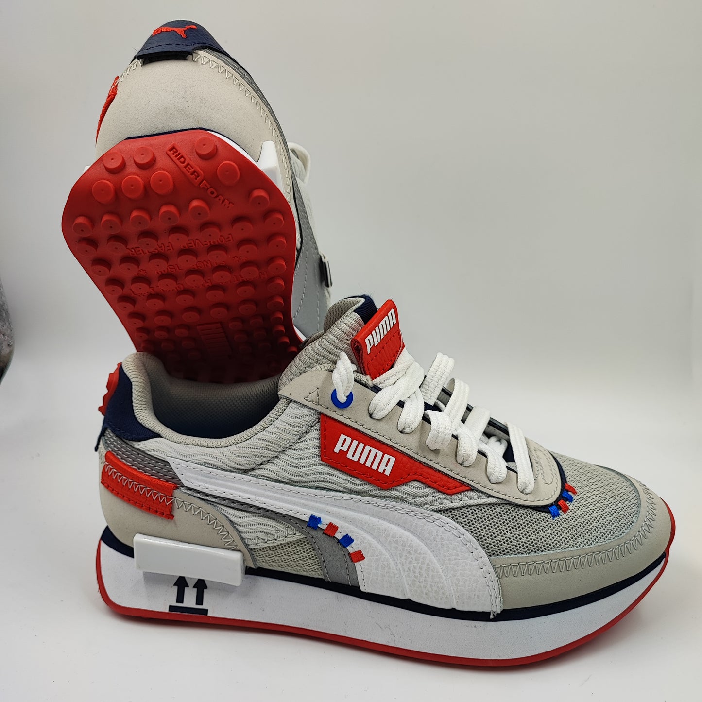 Puma Rider Future Casual / Running Gris / Azul / Rojo No 22