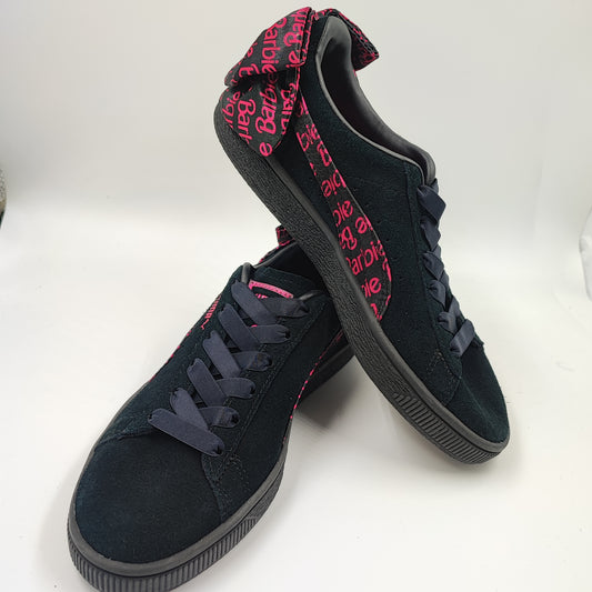 Puma Suede Barbie Negro / Rosa No 23.5