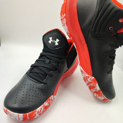 Under Armour Basketball Med Negro / Rojo No 28