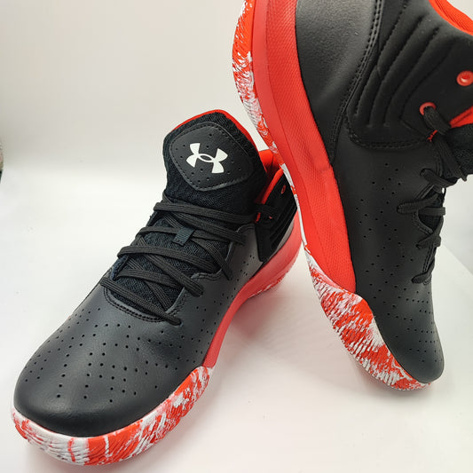 Under Armour Basketball Med Negro / Rojo No 28