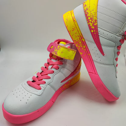 Fila Bota Blanco Neon Rosa / Verde No 23