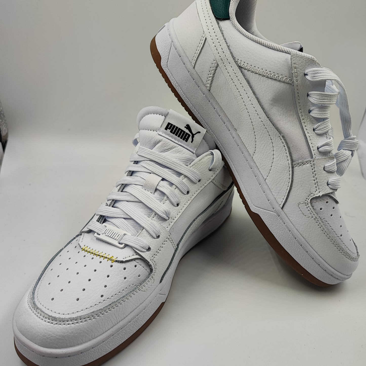 Puma Casual Edicion Especial Piel Blanco / Verde No 26