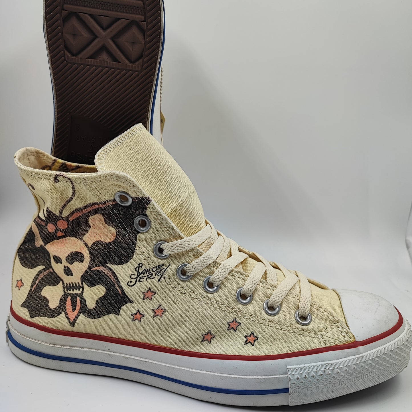 Converse Bota Edicion Especial Ted Sailor Jerry No 27.5