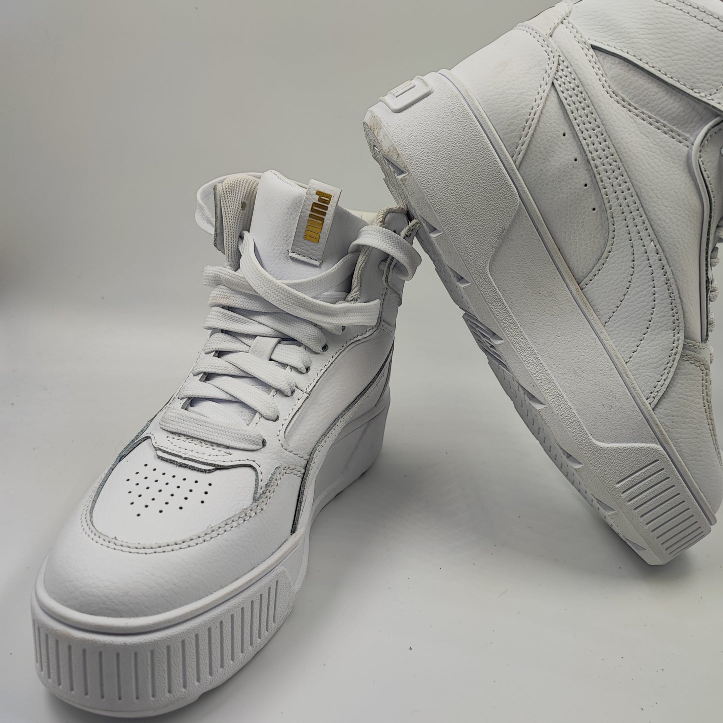 Puma Bota Alta Plataforma Blanco No 23