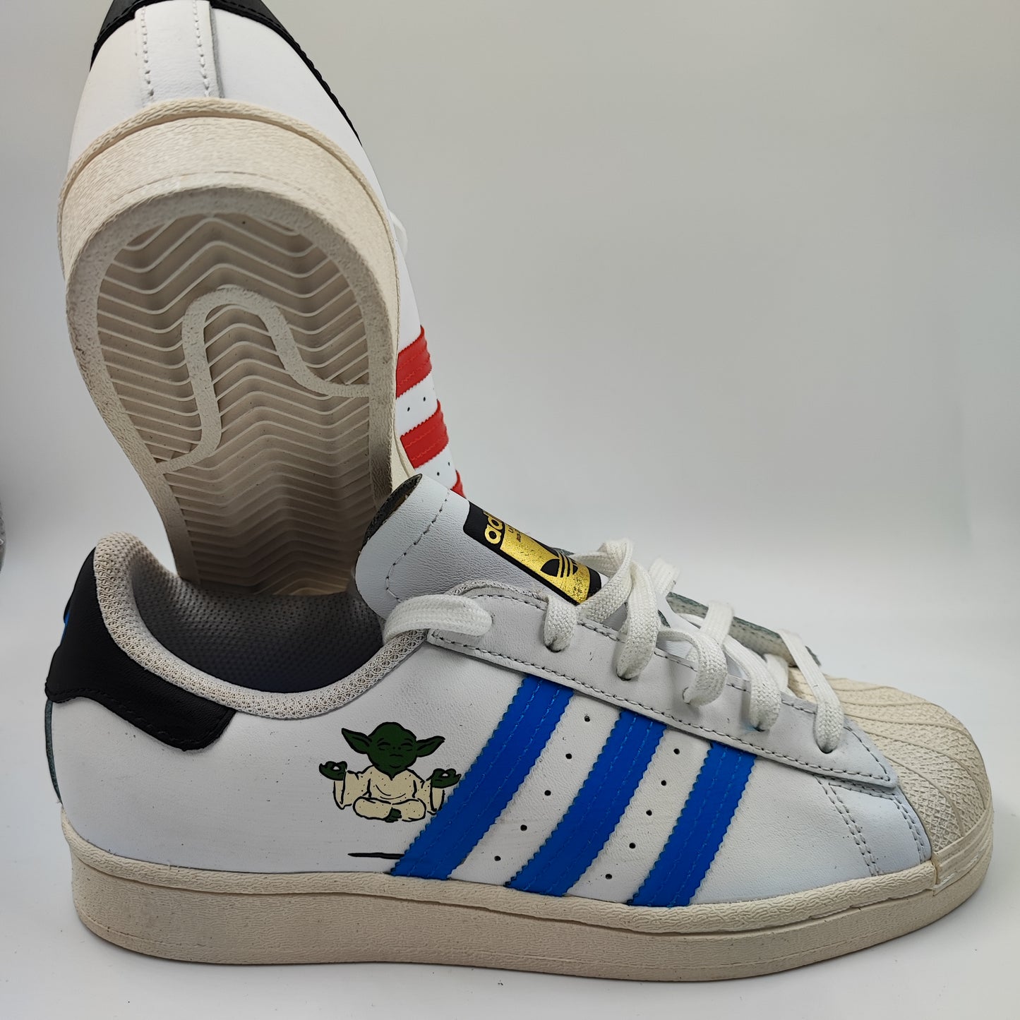Adidas Superstar Star Wars Bicolor Azul / Rojo No 24