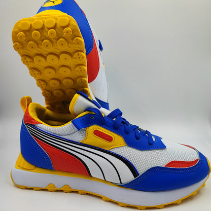 Puma Rider Fv Running / Casual Amarillo/ Azul / Rojo No 25