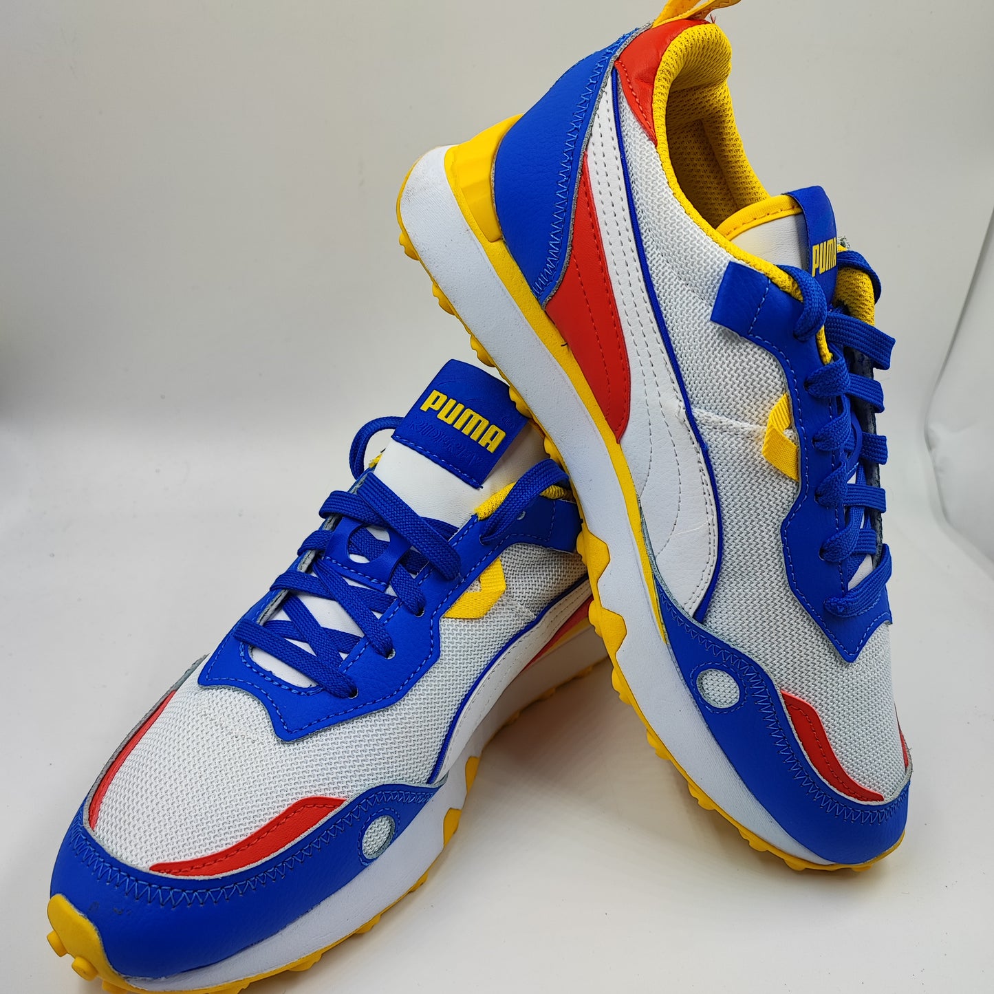 Puma Rider Fv Running / Casual Amarillo/ Azul / Rojo No 25
