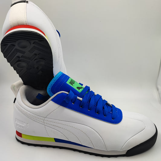 Puma Roma Casual / Running Blanco / Azul No 25