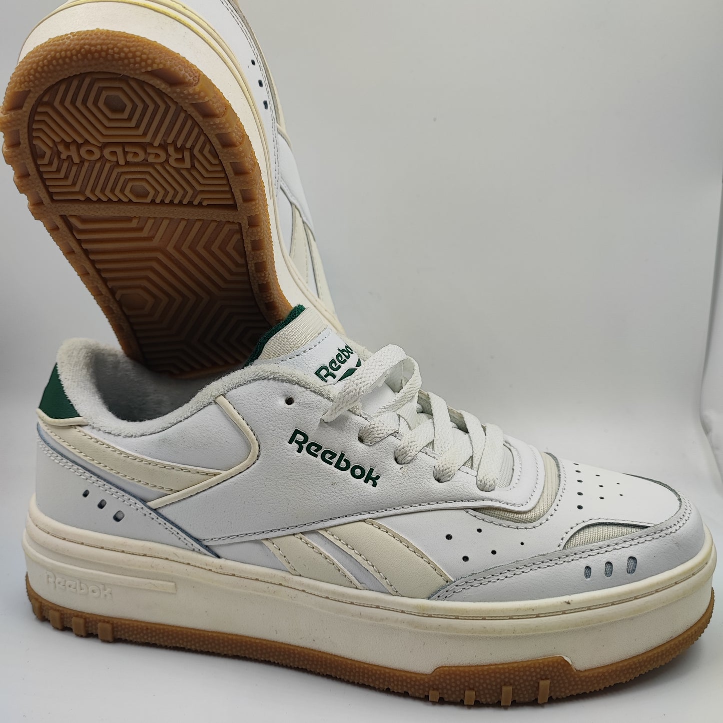Reebok Retro Casual Suela Liga Blanco / Verde No 26.5
