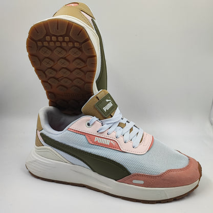 Puma Casual Running Suela Liga Beige / Verde / Rosa No 23.5