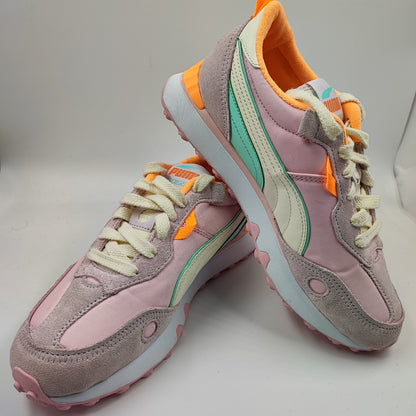 Puma Rider FV Casual Training Rosa Suede / Naranja No 24.5