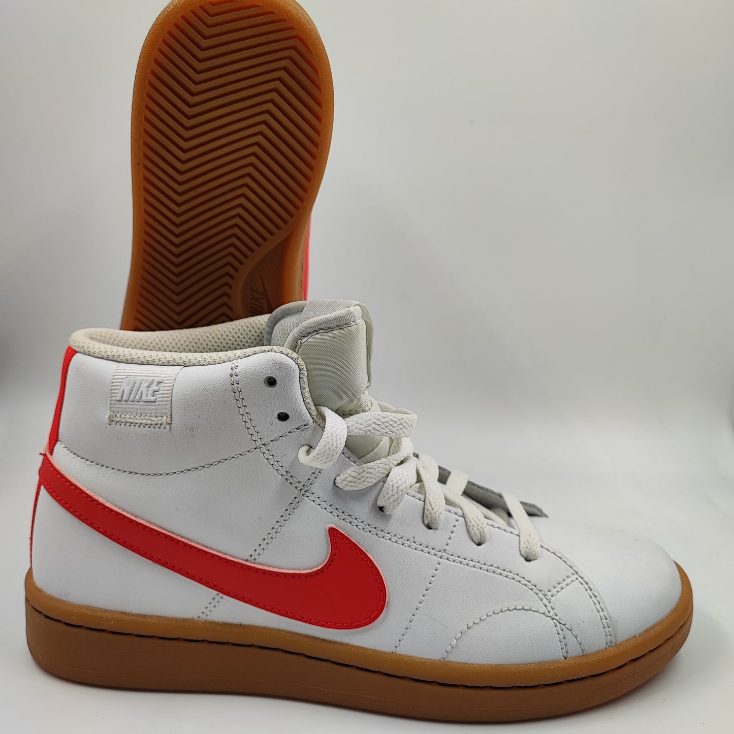 Nike Bota Alta Casual Retro Blanco/ Rojo No 24